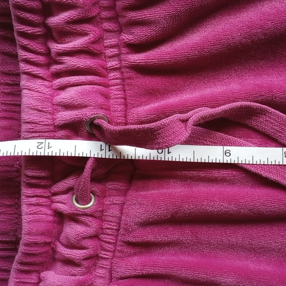 Derek Heart Super Soft Velour Crop Wide Leg Pants M Fuschia 50off3 - Picture 6 of 8